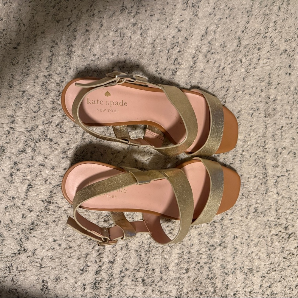 Kate Spade Gold Puglia Sandals - Picture 5 of 8